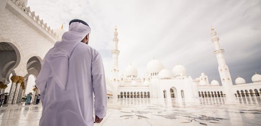 Visita guiada de meio dia à Mesquita Sheikh Zayed com embarque em Dubai